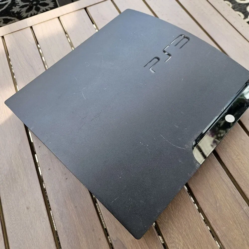 PS3 Sony Play Station 3 Slim Black Console 250 GB
